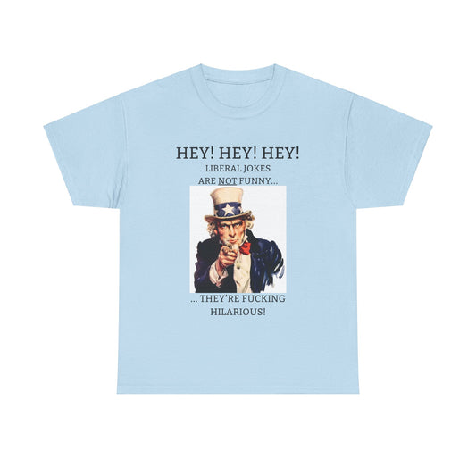 Uncle Sam Hates Liberals Cotton Tee